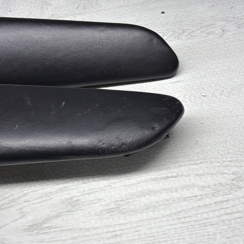 01-06 BMW OEM E46 M3 Coupe Trim Armrest Pads Set Black 8238622 *Notes*