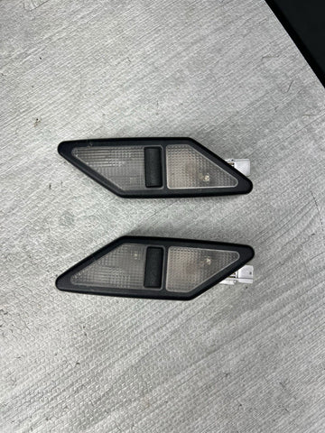 BMW OEM E36 M3 REAR INTERIOR BLACK C PILLAR LIGHTS READING LAMPS PAIR