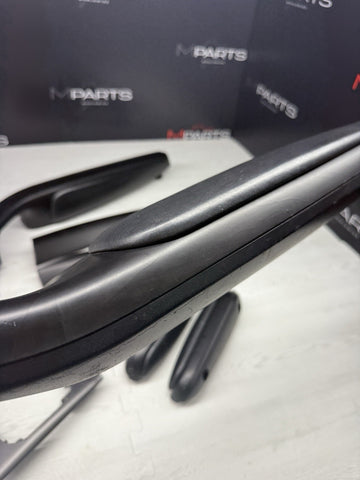 01-06 BMW E46 M3 Convertible Interior Armrests Trim Set Sprayed Black