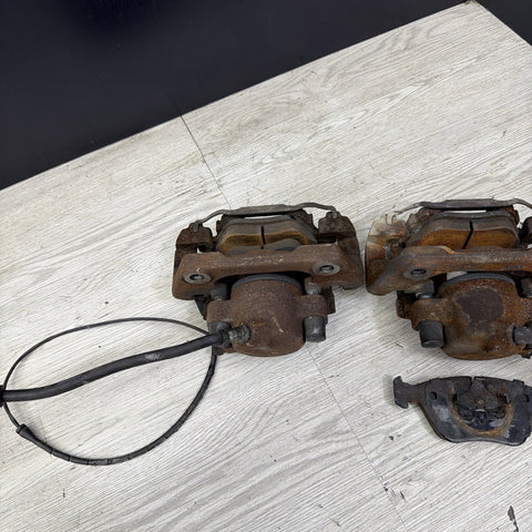 BMW OEM GENUINE E36 M3 Z3 M FRONT BRAKE CALIPERS SET PAIR LEFT RIGHT PAD *RUSTY*