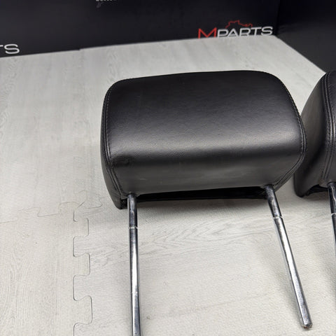 2001-2006 BMW E46 M3 Convertible Black Rear Headrests Head Rests Pair