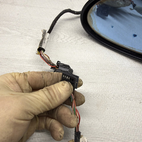 01-06 BMW E46 M3 Side View Door Mirrors Pair Carbon Black *Notes*