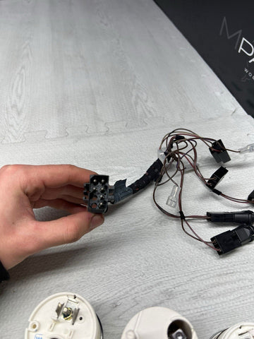 BMW E36 Z3M Z3 M Center Dash Battery Voltage Voltmeter Gauges Meters Set OEM