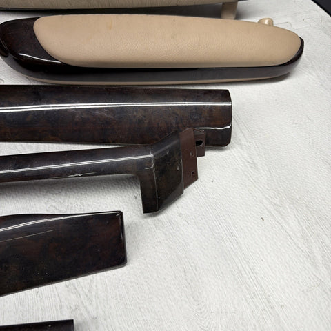 00-06 BMW E46 325ci 330ci 328ci Complete Wood Trim Set Coupe Armrests Center