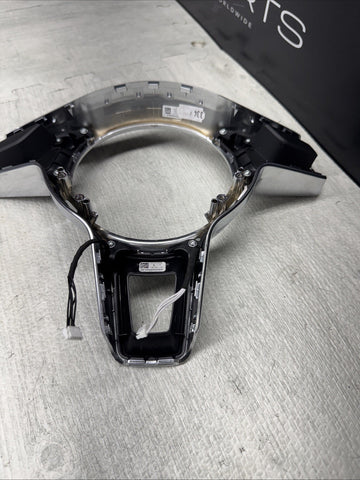 Porsche Macan 15-20 Steering Wheel Trim Center Cover W/ Radio Controls