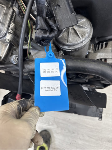 2002 BMW E46 M3 01-06 S54 3.2L Engine Motor 140k Miles Complete