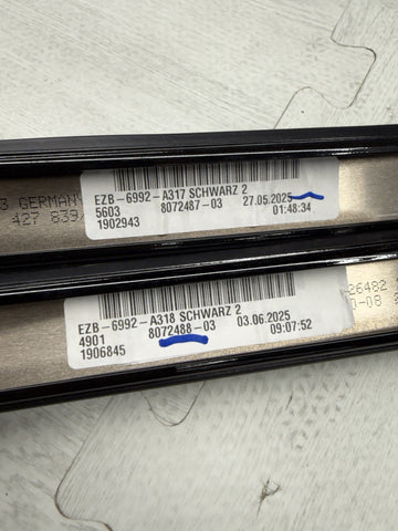 21-26 BMW G80 M3 Roof Side Drip Moldings Trims 8072487 8072488 OEM