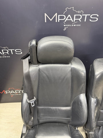 01-06 BMW E46 M3 Convertible Interior Front Non Heated Seats Black *Notes*