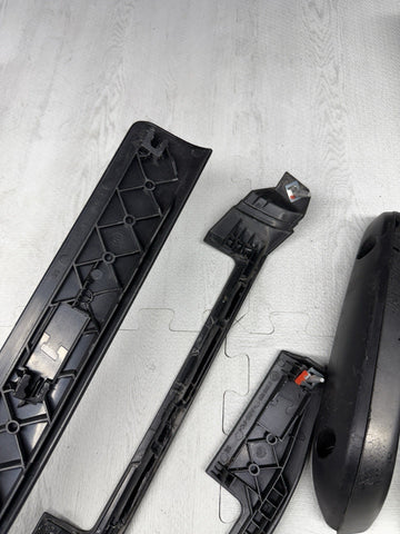 01-06 BMW E46 M3 Convertible Interior Armrests Trim Set Titan Shadow Grey