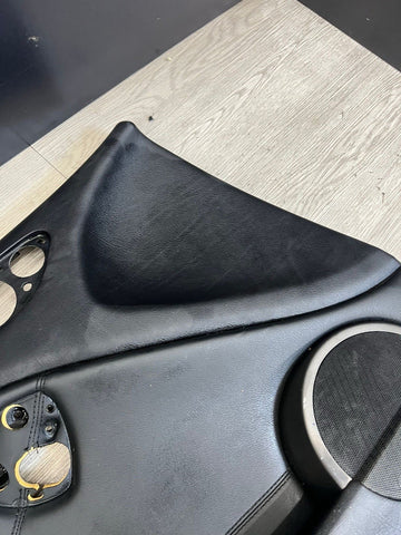 01-06 BMW E46 M3 DRIVER LEFT SIDE DOOR PANEL CARD BLACK OEM