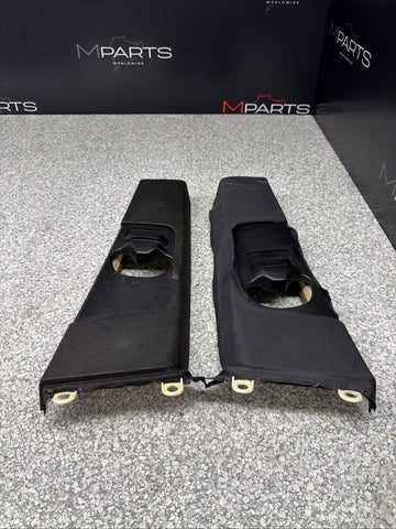 BMW E46 M3 Coupe B Pillars Trims Cover Black 330ci 325ci 328ci *Tab*