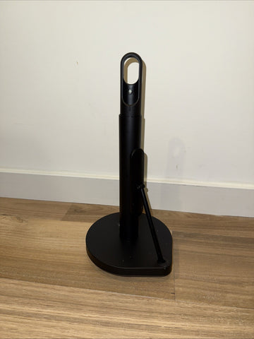 Simple Human Paper Towel Holder with Spray Pump Black Stainless Steel