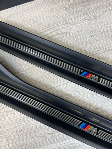98-02 BMW Z3 M Z3M Coupe Door Sills Trims Covers Plates 51478397502, 51478397501
