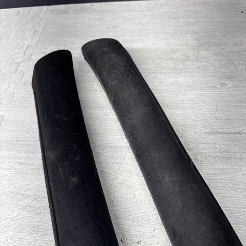 2001-2006 BMW M3 E46 Coupe Front Left Right A Pillar Trim Cover Black OEM *Notes