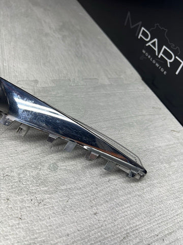 08-13 BMW E92 E93 M3 Front Fender Grilles Side Marker Light Chrome Trims OEM