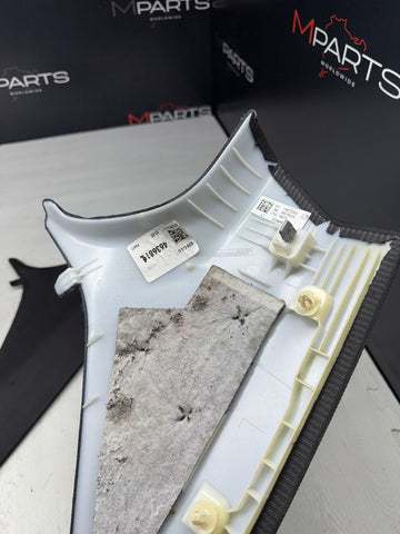 19-24 BMW G20 G80 330I M340I M3 REAR C PILLAR PILLARS TRIMS BLACK