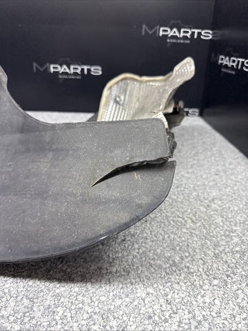 17-25 OEM Porsche 718 982 Rear Left Bumper Heat Shield Support Bracket *Cracks
