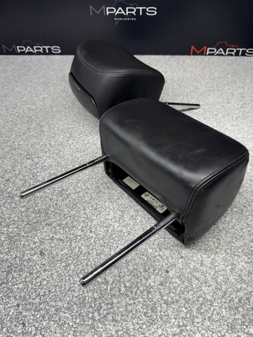 2001-2006 BMW E46 M3 Convertible Black Rear Headrests Head Rests Pair