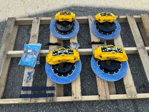 08-13 BMW E90 E92 E93 M3 BREMBO Big Brake Kit Calipers Rotors Set NEW Plug Play