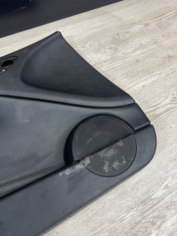 01-06 BMW E46 M3 DRIVER LEFT SIDE DOOR PANEL CARD BLACK OEM
