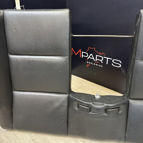 BMW 01-06 E46 M3 Convertible Rear Seat Back Rest Cushion Black Leather Backrest