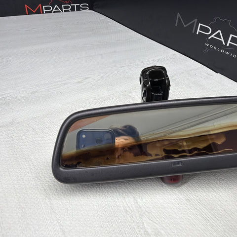 01-06 BMW E46 M3 Rearview Rear View Mirror SOS Homelink Convertible *Glass Damag