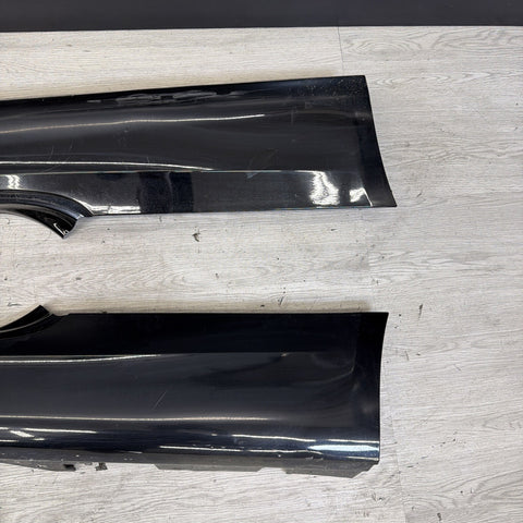 08-13 BMW E92 E93 M3 OEM Right Left Passenger Side Skirt Rocker Panels Black