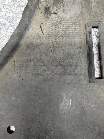 BMW E46 FRONT LEFT UNDERFLOOR COATING COVER 7892122 51717892122 ORIGINAL