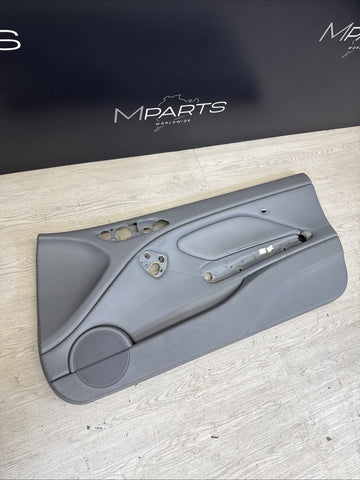 01-06 BMW E46 M3 PASSENGER RIGHT SIDE DOOR PANEL CARD DOVE GREY GRAY OEM