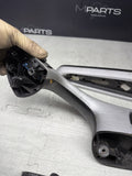 01-06 BMW E46 M3 Brushed Aluminum/Black Door Trim Armrests Front Rear *Notes*