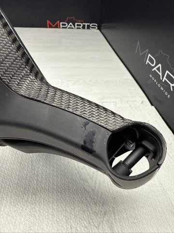 15-21 BMW M2 M3 M4 F87 F80 F82 F83 STEERING WHEEL DRY CARBON TRIM COVER DCT