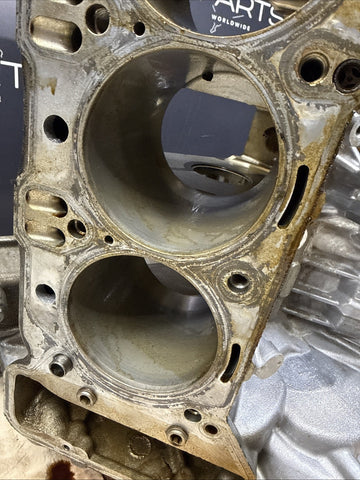 08-13 BMW E90 E92 E93 M3 S65 Engine Motor Bottom Bare Block *Scored Cylinder