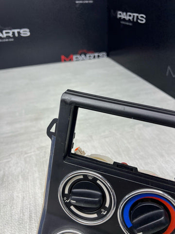 98-02 BMW Z3 M Z3M Trim Center Console Gauge Climate Controls Black 51162491387
