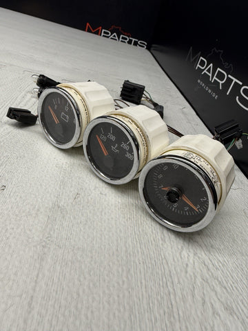 BMW E36 Z3M Z3 M Center Dash Battery Voltage Voltmeter Gauges Meters Set OEM