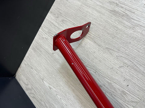 01-06 BMW E46 325 330 M3 Coupe Lower SeatBelt Seat Belt Holder Bar Brace Red
