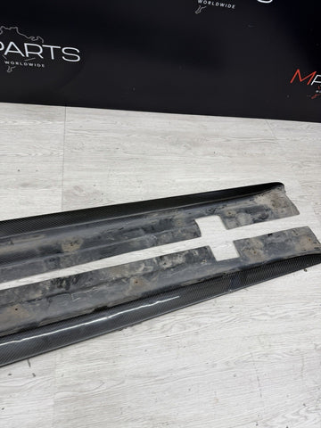 BMW E92 E93 M3 08-13 Carbon Fiber Side Skirt Extension Splitters