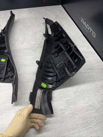 01-06 BMW E46 M3 CONVERTIBLE REAR INTERIOR QUARTER TRIMS COVERS PANELS BLACK