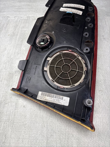 BMW 01-06 E46 M3 CONVERTIBLE LEFT REAR QUARTER INTERIOR TRIM PANEL IMOLA RED