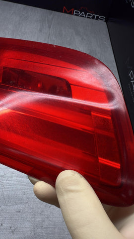 2011–2013 BMW 3 Series E92 Left Inner Trunk Lid Tail Light OEM 7252779
