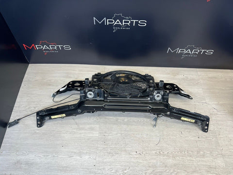 (PICKUP ONLY) BMW E46 M3 01-06 FRONT CLIP RADIATOR SUPPORT AUX FAN ORIGINAL