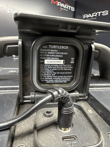 Turtlebox TBG2 Black Waterproof Bluetooth Speaker - Bluetooth 5 Gen 2