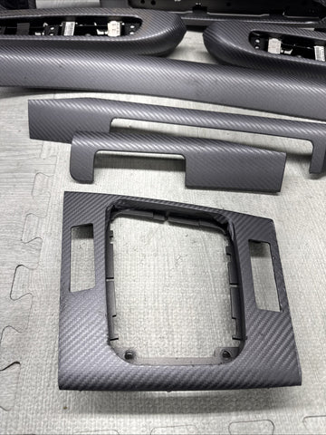 01-06 BMW E46 M3 Coupe Interior Armrests Trim Set Wrapped  *NOTES*