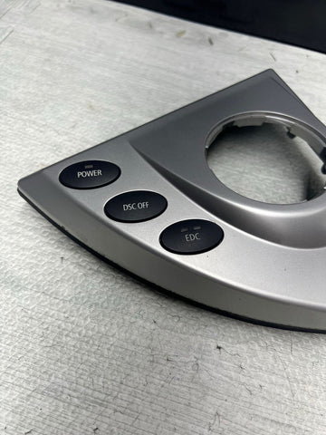 06-10 BMW E63 E64 M6 SMG Gear Shifter Selector Trim Cover w/ Switch Buttons OEM