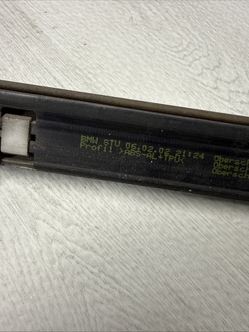 BMW 01-06 E46 M3 FRONT RIGHT DOOR TRIM MOLDING 8208670 CARBON BLACK