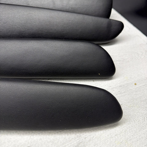 01-06 BMW OEM E46 M3 Coupe Trim Armrest Pads Set Black 8238622