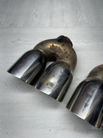 BMW E46 E92 M3 M5 M6 Exhaust Muffler Tips Aftermarket Custom 3”