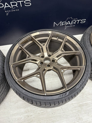 22” Vossen HF-5 BMW F96 X6M 5x112 22x10.5 ET14 22x11.5 ET28 Rims Wheels Set