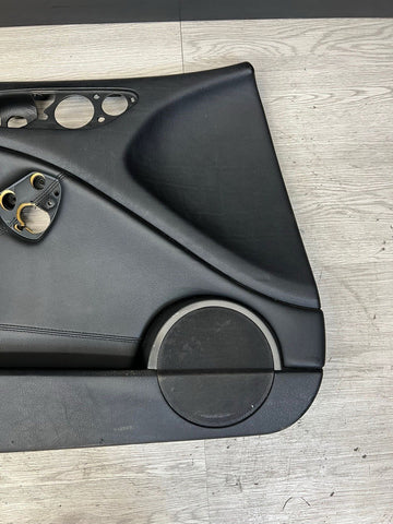 01-06 BMW E46 M3 DRIVER LEFT SIDE DOOR PANEL CARD BLACK OEM