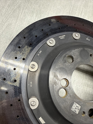BMW 15-20 F80 F82 F83 M3 M4 Rear Left Driver Brake Rotor Disc Carbon Ceramic
