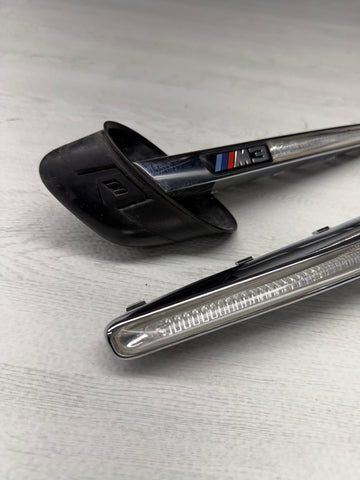 08-13 BMW E92 E93 M3 Left and Right Fender Vent Grille Turn Signal Pair OEM